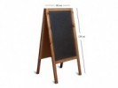 PIZARRON DOBLE FAZ 60x120cm PARA TIZA - PIZARRAS