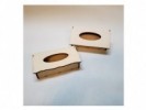 CAJAS PANUELOS RECTANGULAR 25x12x7 - IND DEL ARTE / CORTE LASER