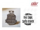 SELLOS SC000/VIVE SIMPLE SUENA 10x11cm - IND DEL ARTE / CORTE LASER