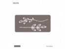 STENCIL MIL ARTES 10x20cm SC (SET 7cmx4) - MIL ARTES