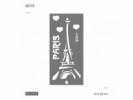 STENCIL MIL ARTES 10x20cm SC (SET 7cmx4) - MIL ARTES