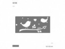 STENCIL MIL ARTES 10x20cm SC (SET 7cmx4) - MIL ARTES