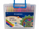 LAPICES COLOR x36 LARGOS ESTUCHE C/SAC S - SABONIS