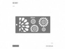 STENCIL MIL ARTES 10x20cm SC (SET 7cmx4) - MIL ARTES
